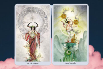 Cancer love today - Emperor | 2 of Pentacles