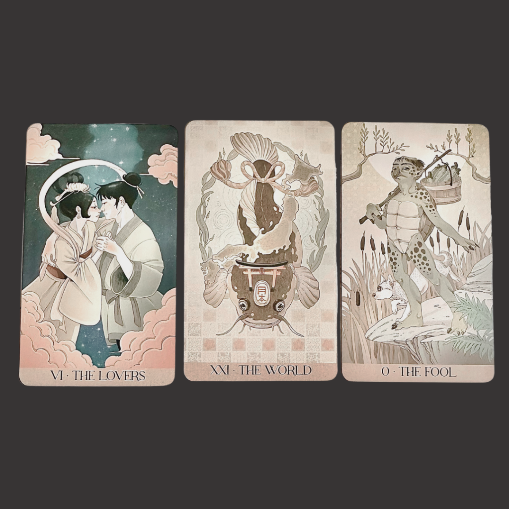 Today's Free Tarot Reading: The Lovers, The World, The Fool 