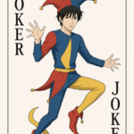 anime-style joker card resembling Arisu
